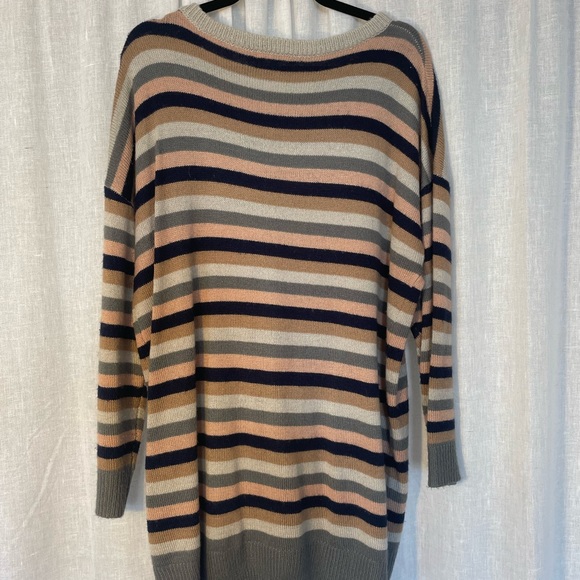 Striped Sweater Dress - Picture 3 of 8